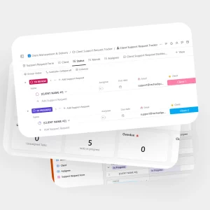 Client Support Request Tracker