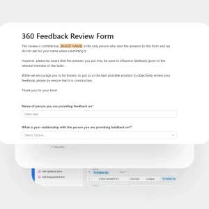 360 Feedback Review Form
