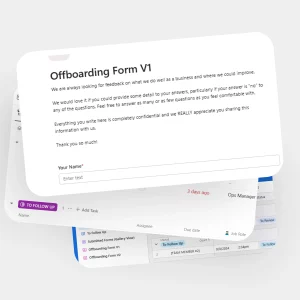 Team Offboarding Feedback Form