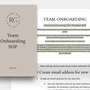 Team Onboarding SOP