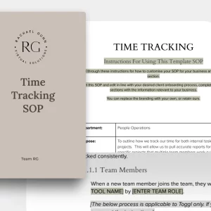 Time Tracking SOP